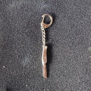 Silver Fish Keychain
